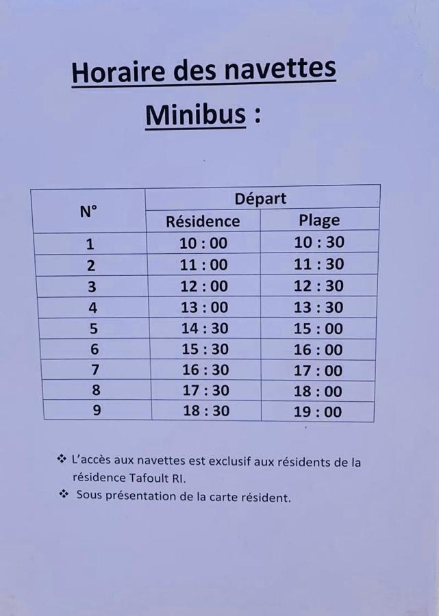 Lunjapartment Agadir n'Ait Sa Esterno foto